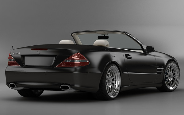 mercedes bbs 3d max - Mercedes SL 500.rar by marcel23d